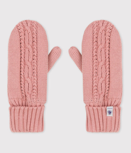 moufles enfant garçon-fille rose SALINE