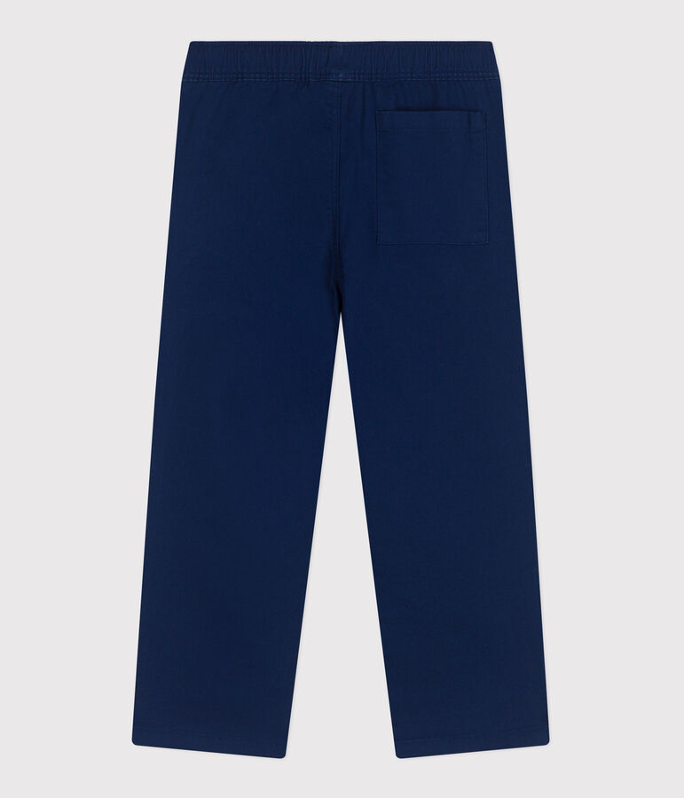 Pantalon enfant en coton bleu