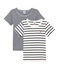 Duo de tee-shirts manches courtes fille variante 1
