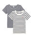 Duo de tee-shirts manches courtes fille