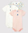Lot de 3 bodies manches courtes en coton variante 1