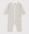 Dors-bien sans pieds fleurs en coton blanc MARSHMALLOW/blanc MULTICO