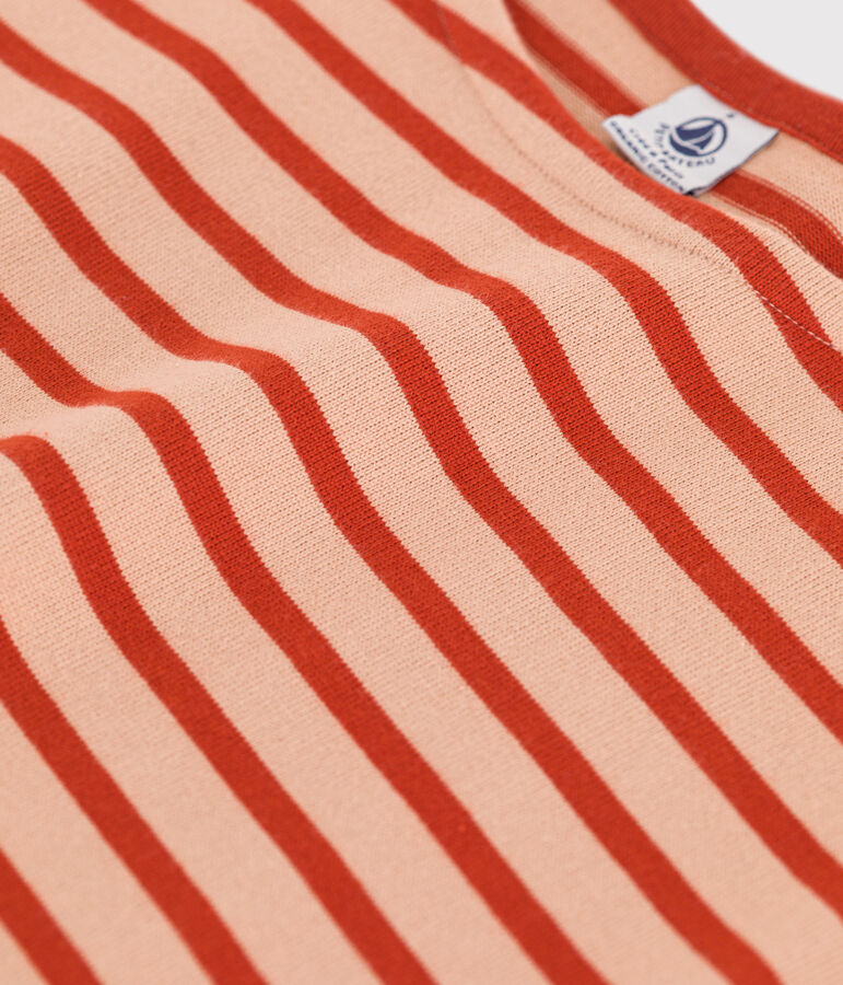 Marini&egrave;re en coton Femme beige VINTAGE/rouge HARISSA