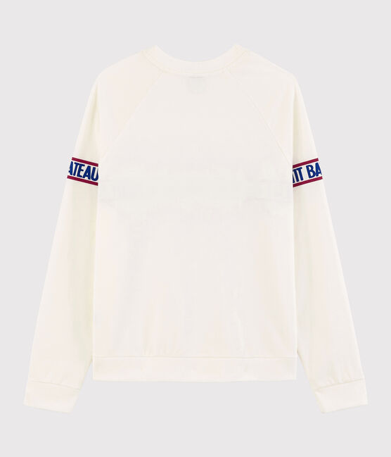 Sweatshirt en molleton léger Femme blanc MARSHMALLOW
