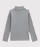 Sous pull uni enfant mixte gris SUBWAY CHINE