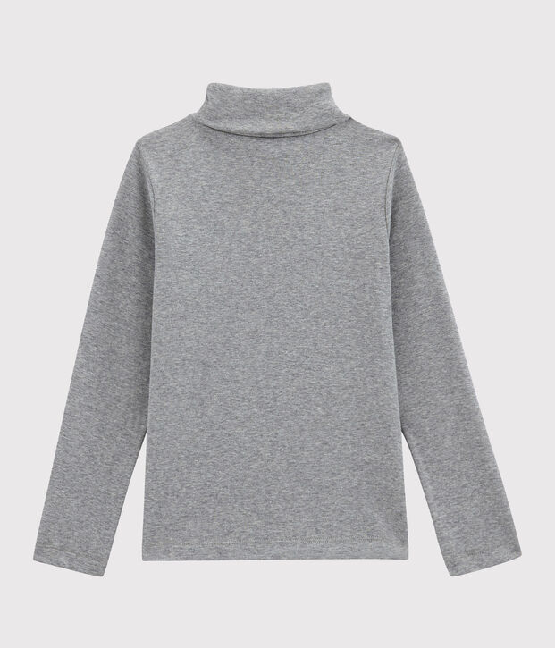 Sous pull uni enfant mixte gris