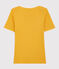 T-shirt en coton Femme jaune BOUDOR