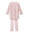Chemise de nuit petite fille rose JOLI/blanc MULTICO