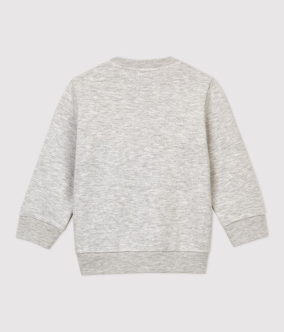 Sweatshirt en molleton bébé. gris BELUGA CHINE