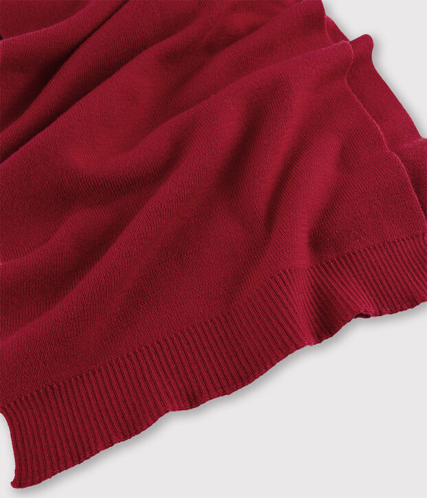 Echarpe en laine Femme rouge