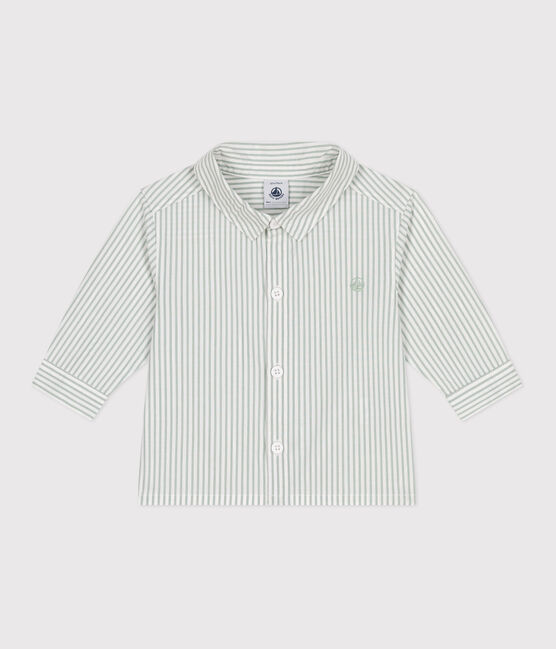 Chemise bébé en coton rayée PAUL/ ECUME