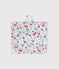 Coupe-vent bébé anti-UV en polyester, imprimé fleuri blanc MARSHMALLOW/blanc MULTICO