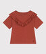 Tee-shirt en jersey flammé enfant fille