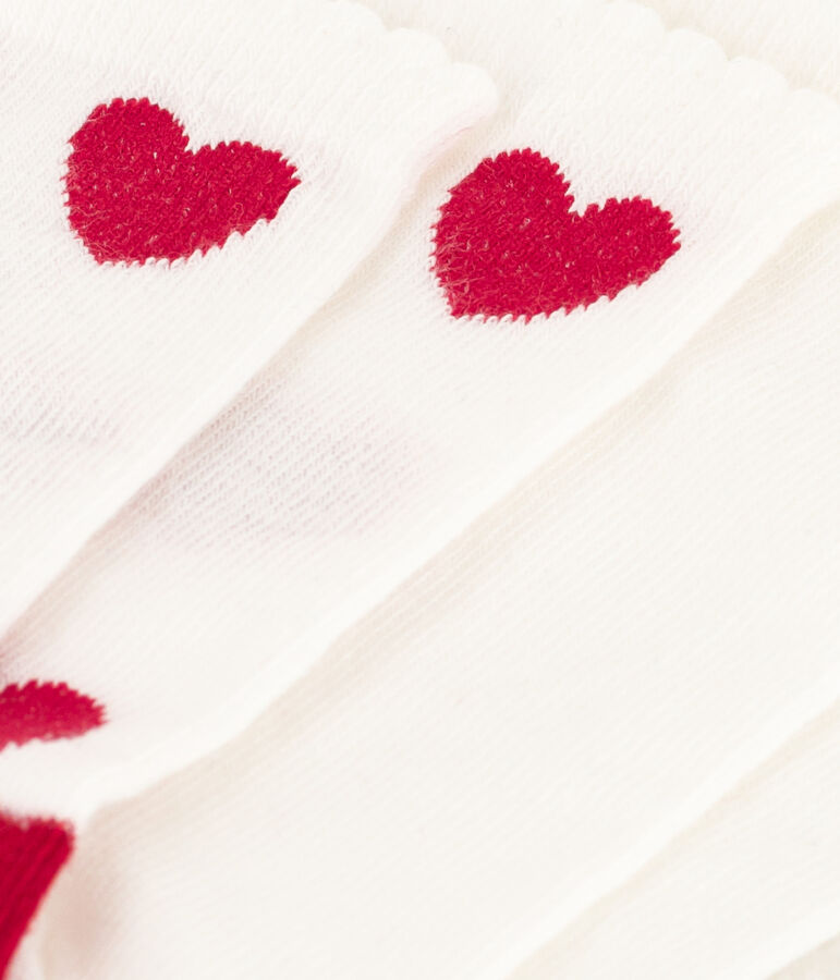 Lot de 2 paires de chaussettes enfant fille multicouleur