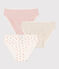 Lot de 3 culottes fleur en coton et élasthanne petite fille variante 1