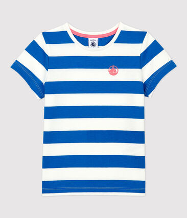 Tee-shirt manches courtes en coton enfant fille