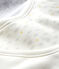 Lot de bavoirs blancs bébé en coton biologique variante 1