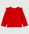 Cardigan en molleton bébé fille rouge TERKUIT