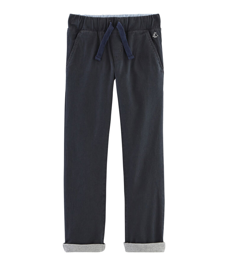 Pantalon doubl&eacute; chaud enfant gar&ccedil;on gris