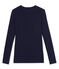 Tee shirt femme manches longues bleu SMOKING