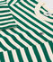 Tee-shirt manches longues en coton enfant garçon EVERGREEN/ AVALANCHE
