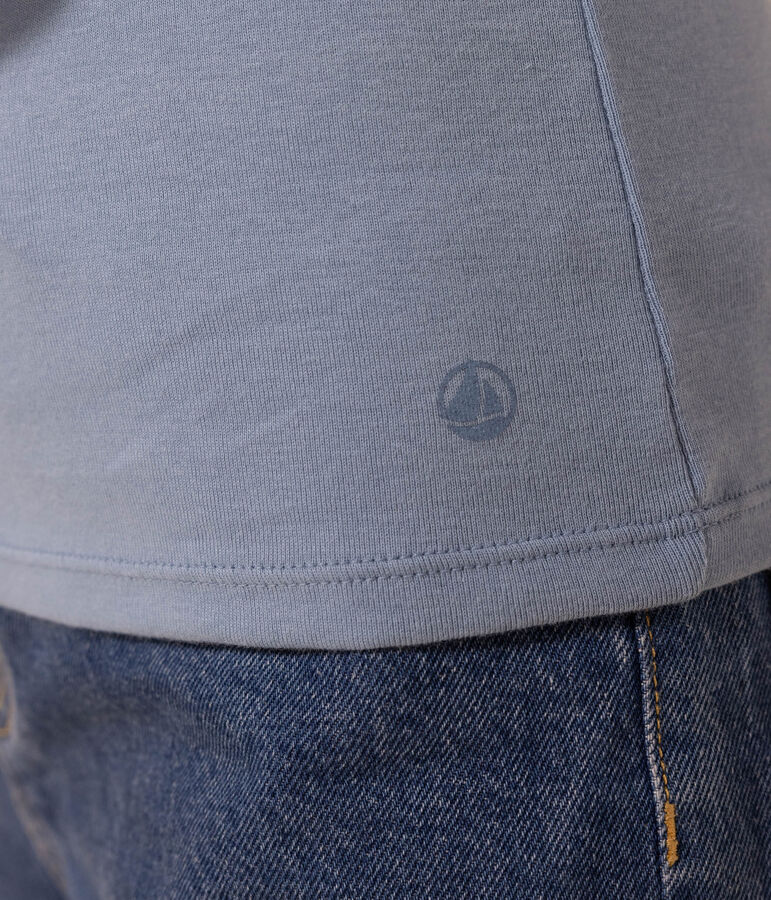 Tee-shirt L'ICONIQUE col rond en coton Femme bleu