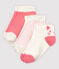 Lot de 3 paires de chaussettes basses enfant fille multicouleur