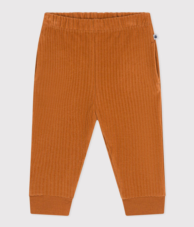 Pantalon en velours b&eacute;b&eacute; marron