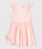 Robe cérémonie en popeline enfant fille rose FLEUR