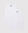 Lot de 2 chemises à bretelles blanches petite fille variante 1