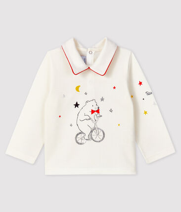 Tee-shirt avec col polo bébé garçon