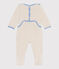 Pyjama bébé en velours ouverture au dos beige MONTELIMAR CHINE