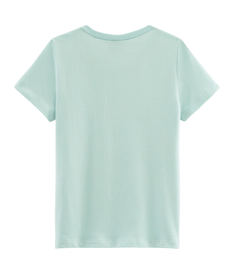 Tee-shirt logo enfant bleu