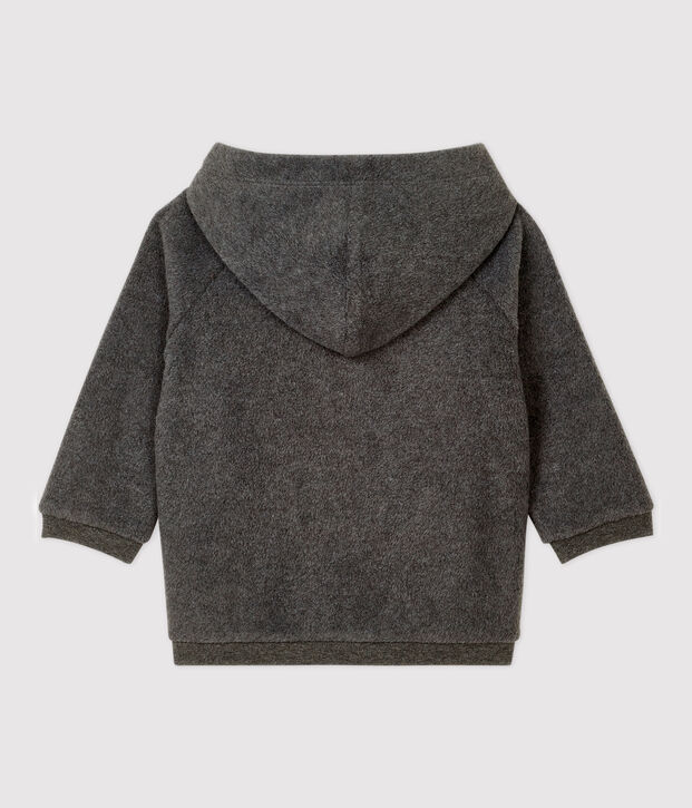 Sweatshirt en polaire b&eacute;b&eacute; gris
