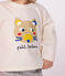 Tee-shirt bébé en coton à manches longues MILK/ MULTICO