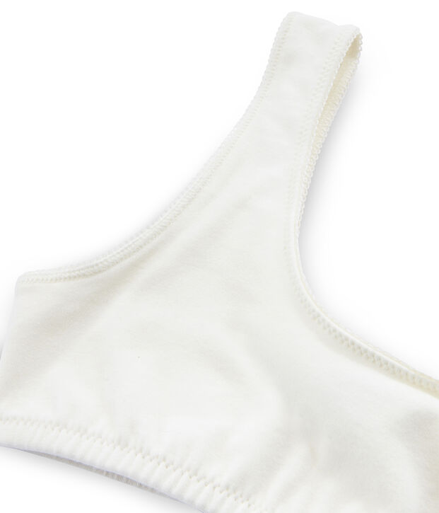 Brassi&egrave;re padd&eacute;e fille blanc