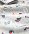 Dors-bien bébé Paris molleton en coton biologique gris BELUGA/blanc MULTICO