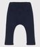 Pantalon en jersey épais bio bébé bleu SMOKING