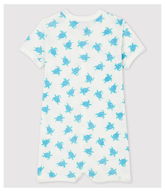 Combicourt tortues en coton ultra léger blanc MARSHMALLOW/blanc MULTICO
