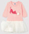 Robe manches longues bébé fille rose MINOIS