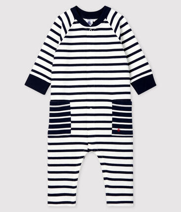 PETIT BATEAU - Combinaison longue en jersey bébé fille/garçon