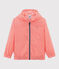 Coupe vent enfant mixte rose GROSEILLER/blanc MARSHMALLOW