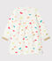 Robe manches longues bébé fille imprimée blanc MARSHMALLOW/blanc MULTICO