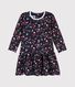 Robe manches longues en coton bébé.