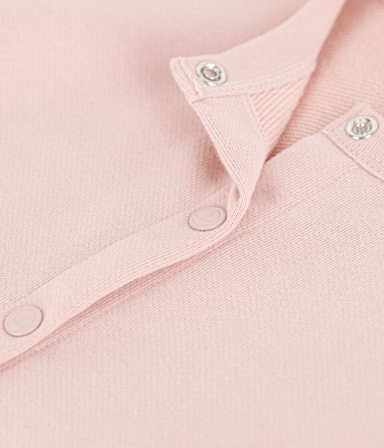 Cardigan en molleton enfant fille rose