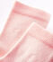 Paire de chaussette bébé. rose MINOIS/blanc MARSHMALLOW