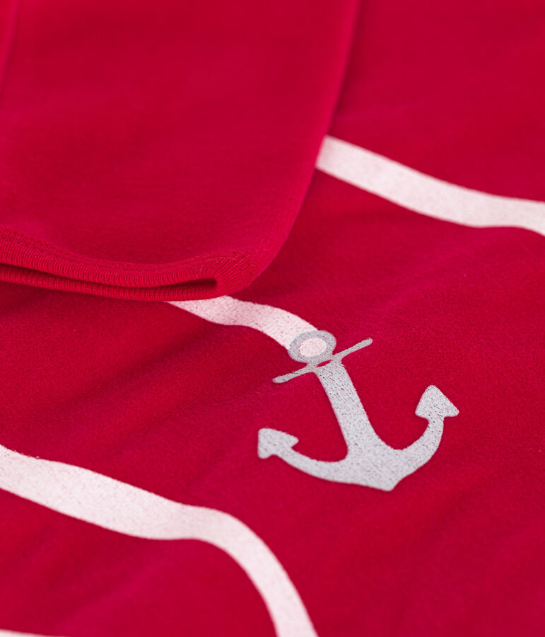 Dors bien en velours b&eacute;b&eacute; rouge CORRIDA