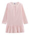 Chemise de nuit petite fille en côte rose FLEUR/rose IMPATIENCE