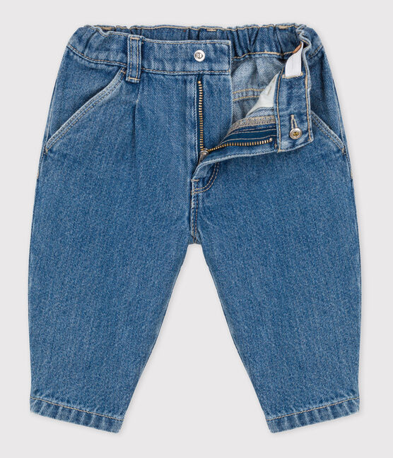 Jean bébé en denim 100% écoresponsable bleu DENIM