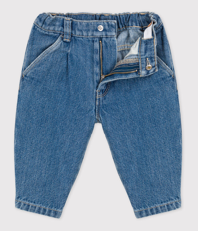 Jean b&eacute;b&eacute; en denim 100% &eacute;coresponsable bleu DENIM